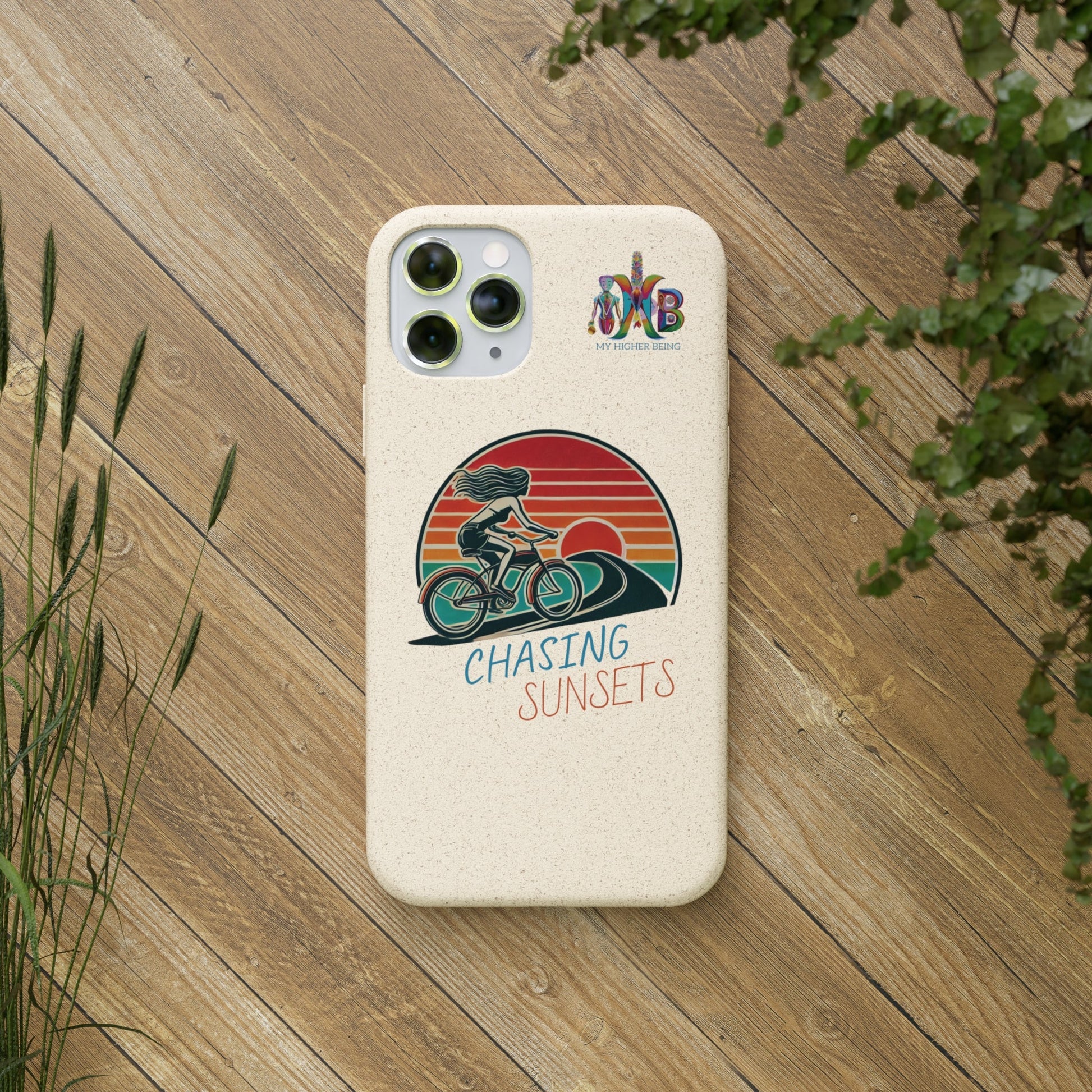 'Chasing Sunsets'_Plastic Free Biodegradable Phone Case (MHB Edition) - My Higher Being