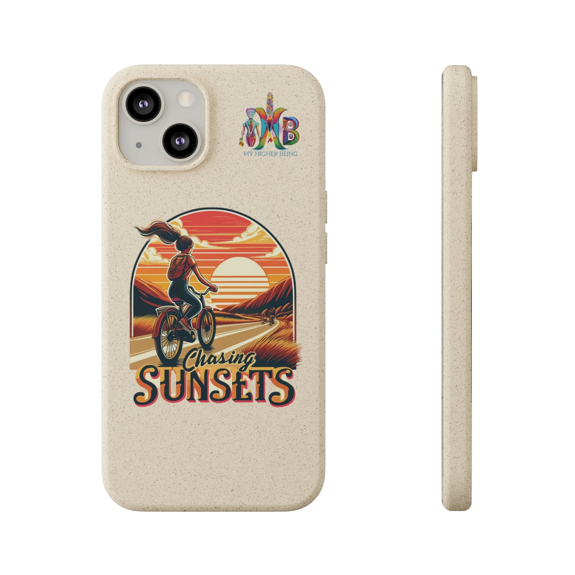 'Chasing Sunsets'_Plastic Free Biodegradable Phone Case (MHB Edition) - My Higher Being