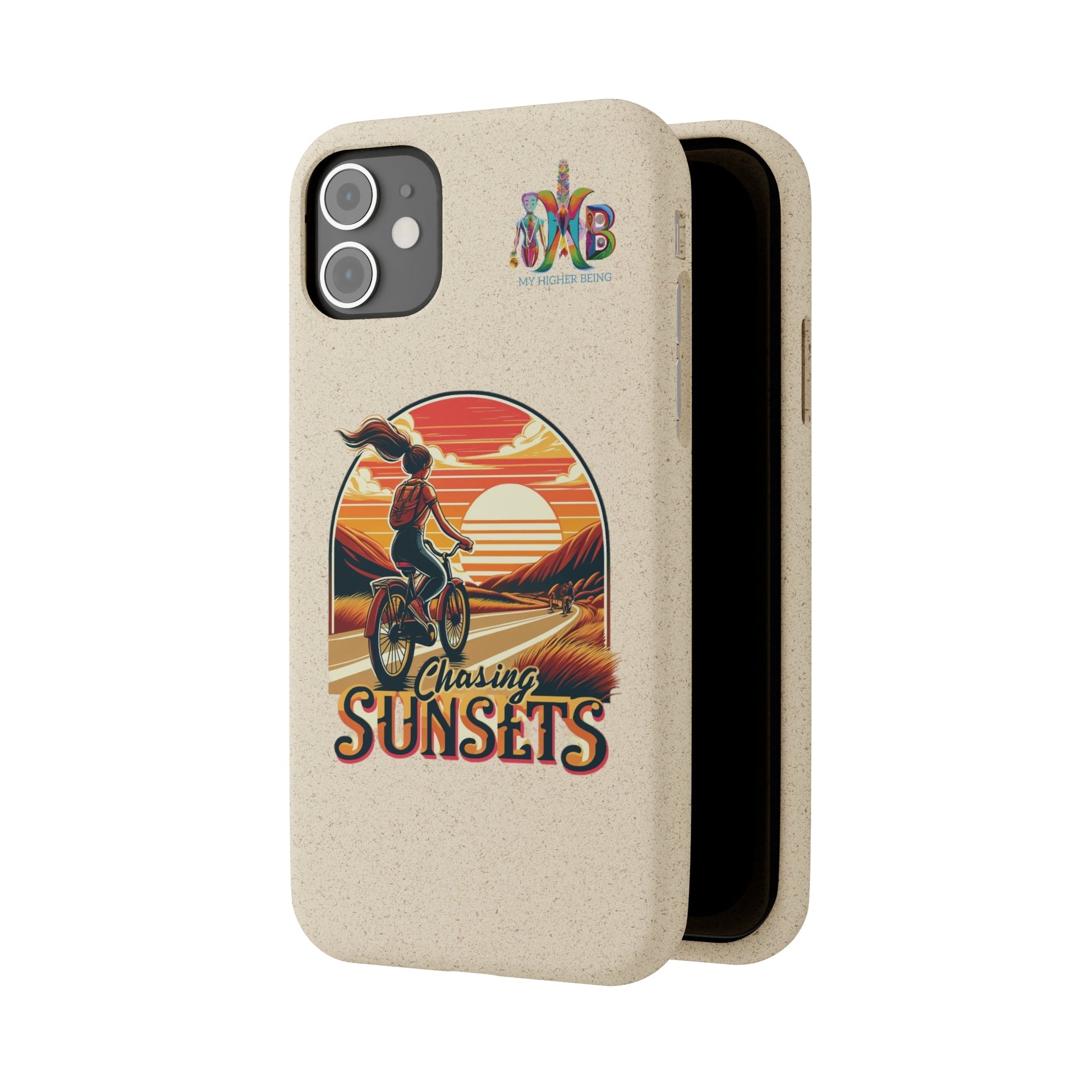 'Chasing Sunsets'_Plastic Free Biodegradable Phone Case (MHB Edition) - My Higher Being