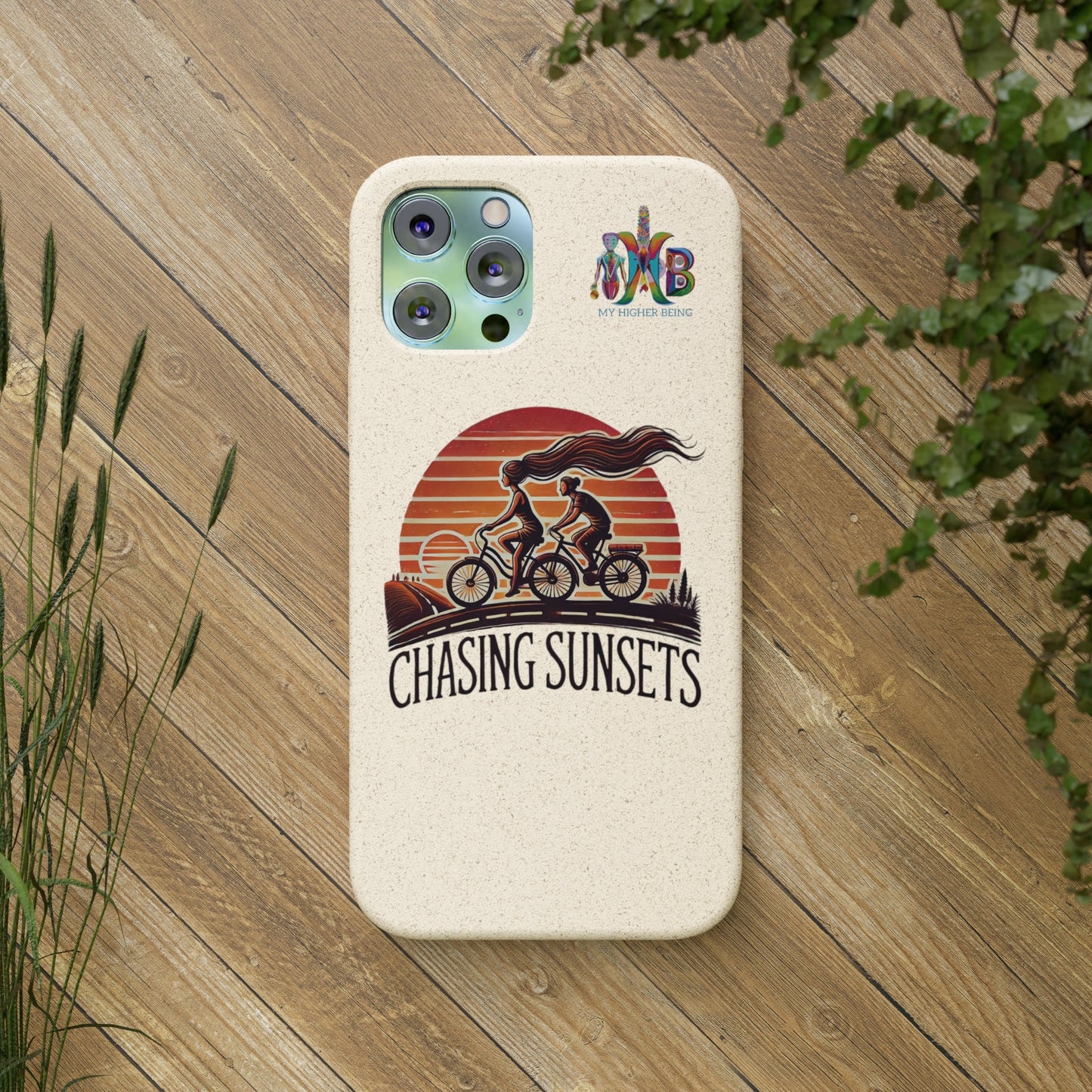 'Chasing Sunsets'_Plastic Free Biodegradable Phone Case (MHB Edition) - My Higher Being