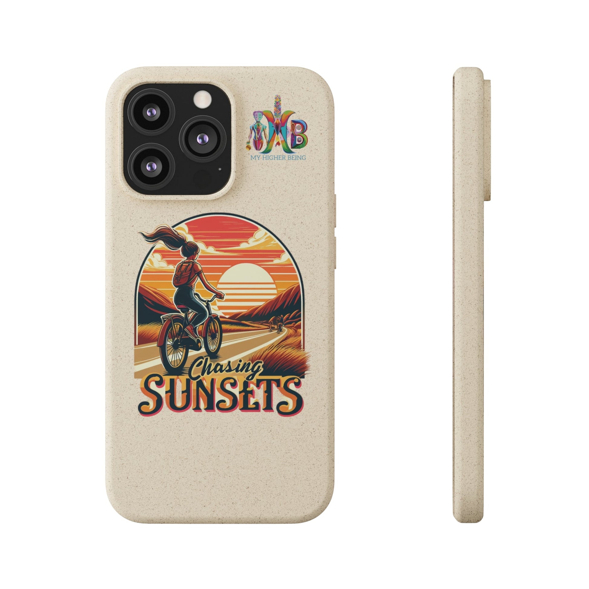 'Chasing Sunsets'_Plastic Free Biodegradable Phone Case (MHB Edition) - My Higher Being