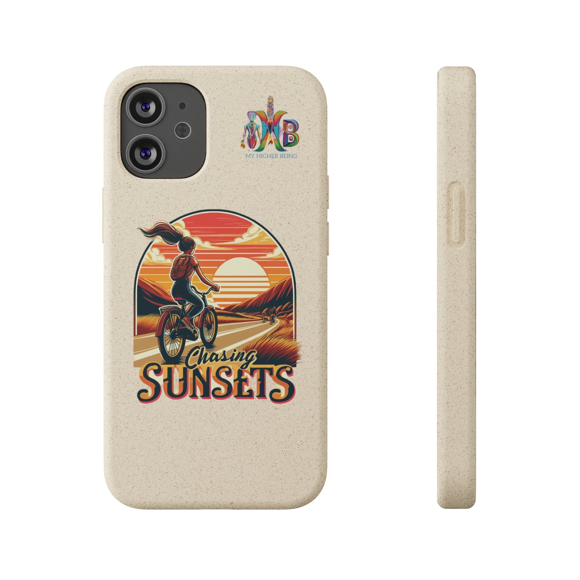 'Chasing Sunsets'_Plastic Free Biodegradable Phone Case (MHB Edition) - My Higher Being