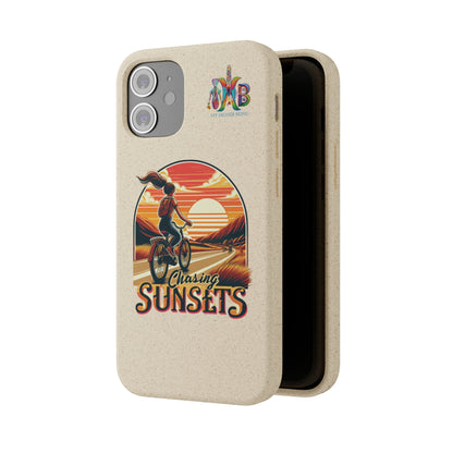 'Chasing Sunsets'_Plastic Free Biodegradable Phone Case (MHB Edition) - My Higher Being