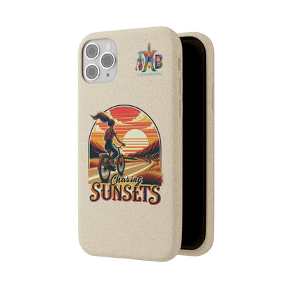 'Chasing Sunsets'_Plastic Free Biodegradable Phone Case (MHB Edition) - My Higher Being