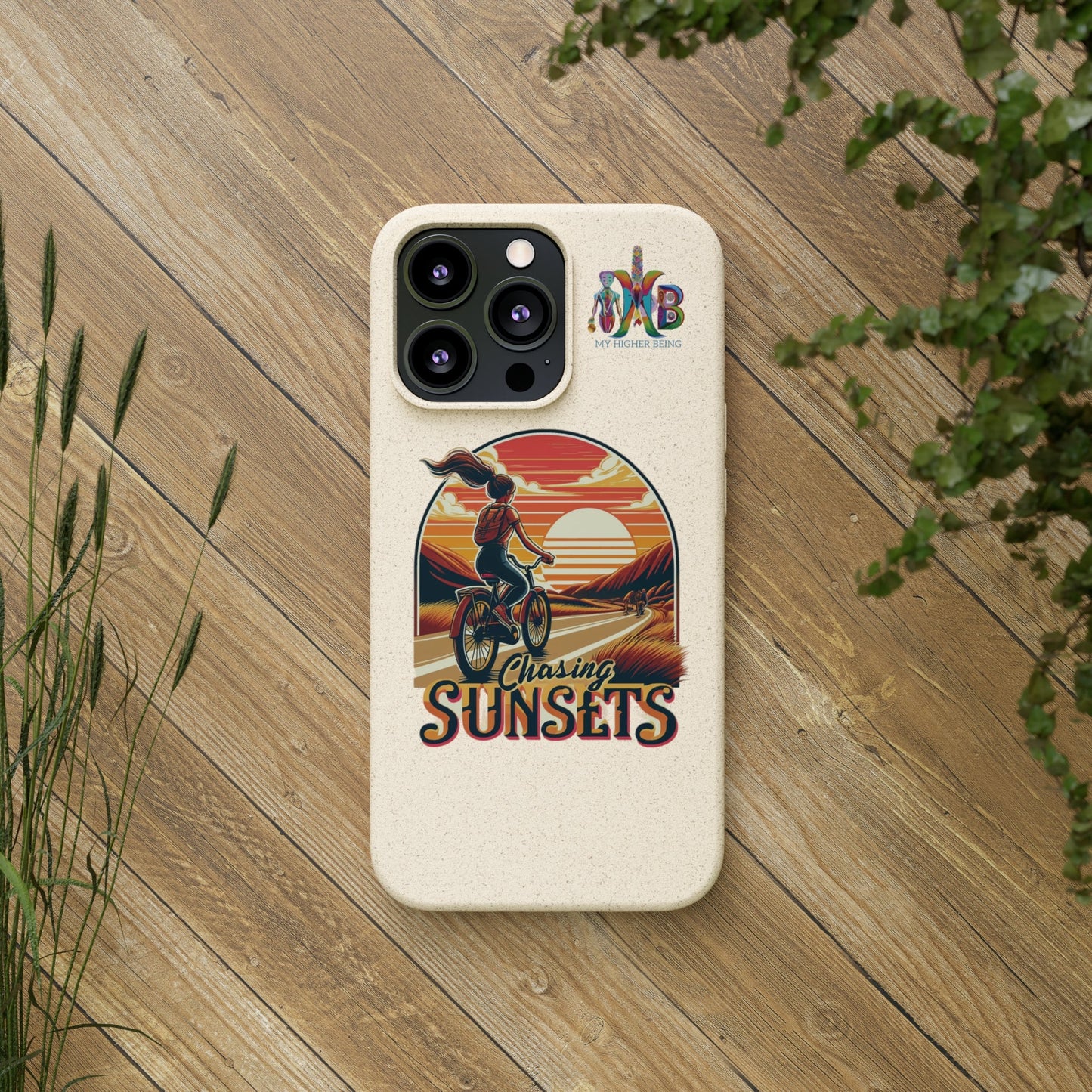 'Chasing Sunsets'_Plastic Free Biodegradable Phone Case (MHB Edition) - My Higher Being