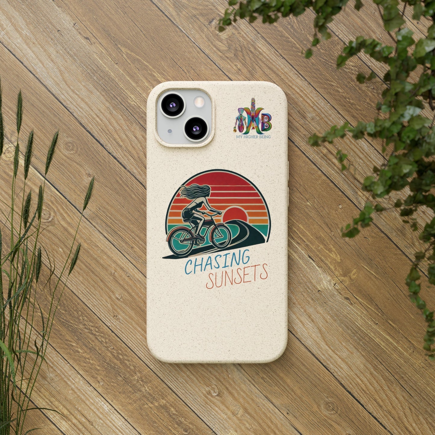 'Chasing Sunsets'_Plastic Free Biodegradable Phone Case (MHB Edition) - My Higher Being