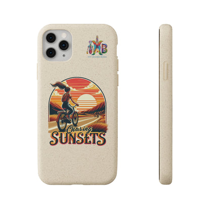 'Chasing Sunsets'_Plastic Free Biodegradable Phone Case (MHB Edition) - My Higher Being