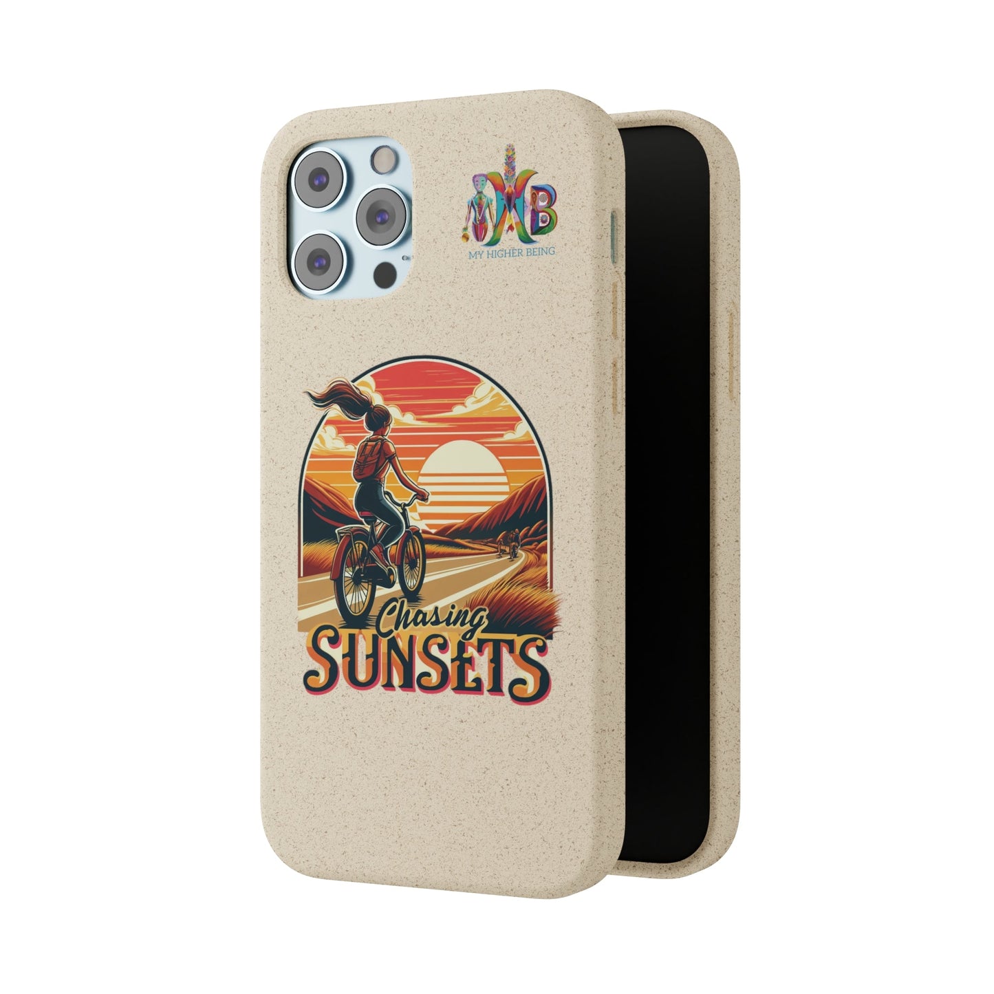 'Chasing Sunsets'_Plastic Free Biodegradable Phone Case (MHB Edition) - My Higher Being