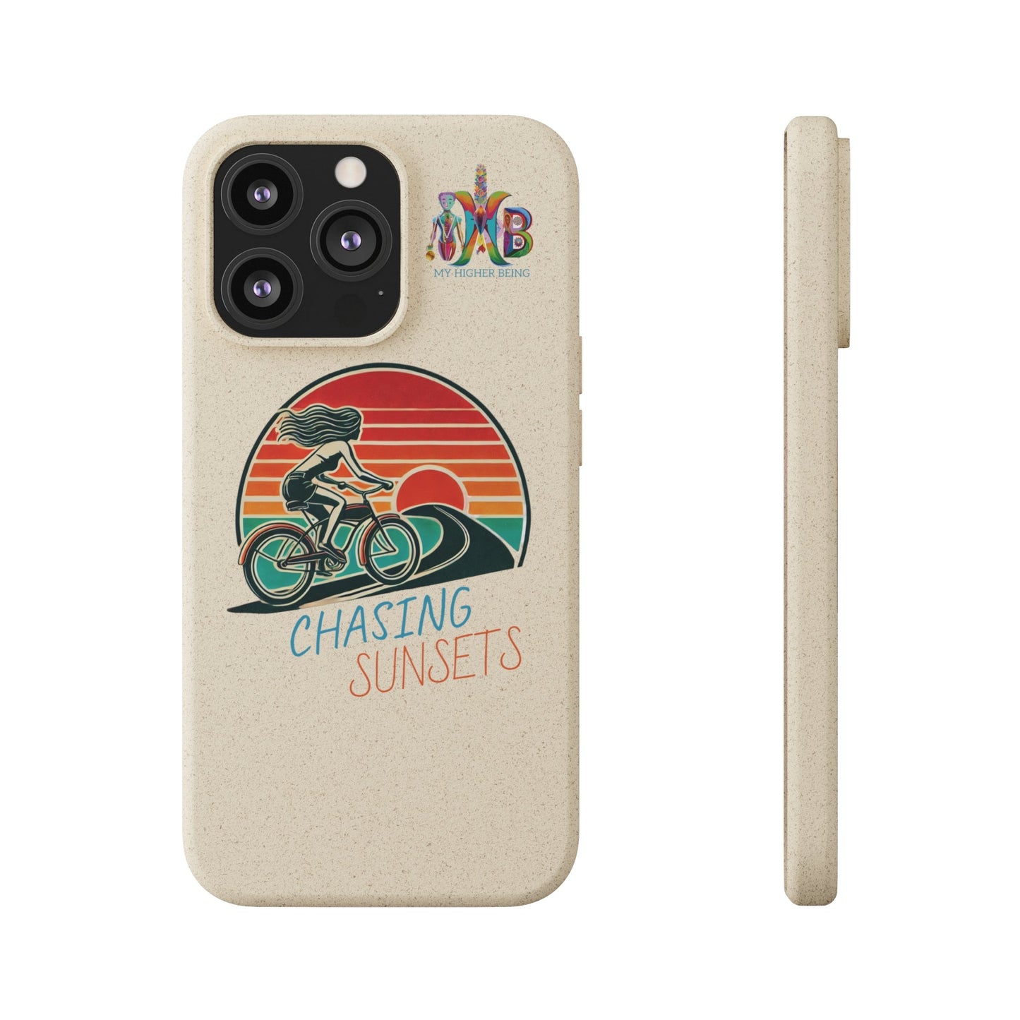 'Chasing Sunsets'_Plastic Free Biodegradable Phone Case (MHB Edition) - My Higher Being