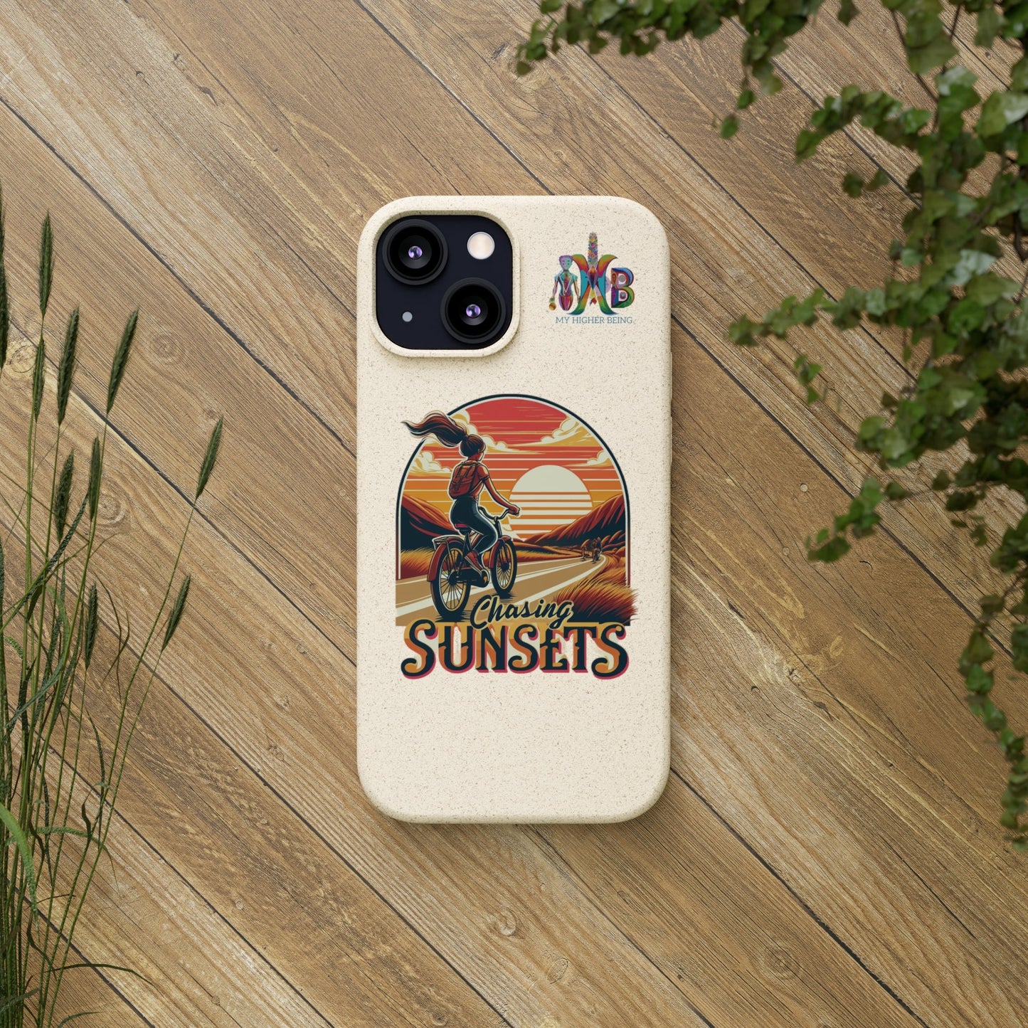 'Chasing Sunsets'_Plastic Free Biodegradable Phone Case (MHB Edition) - My Higher Being