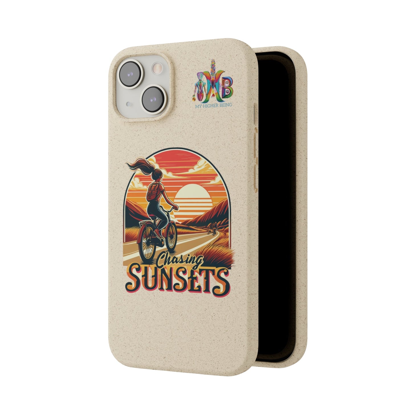 'Chasing Sunsets'_Plastic Free Biodegradable Phone Case (MHB Edition) - My Higher Being