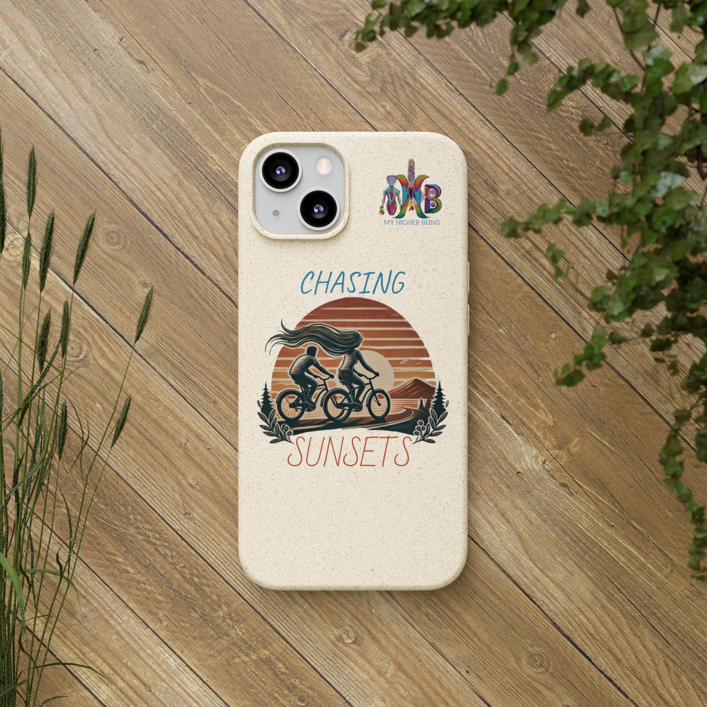 'Chasing Sunsets'_Plastic Free Biodegradable Phone Case (MHB Edition) - My Higher Being