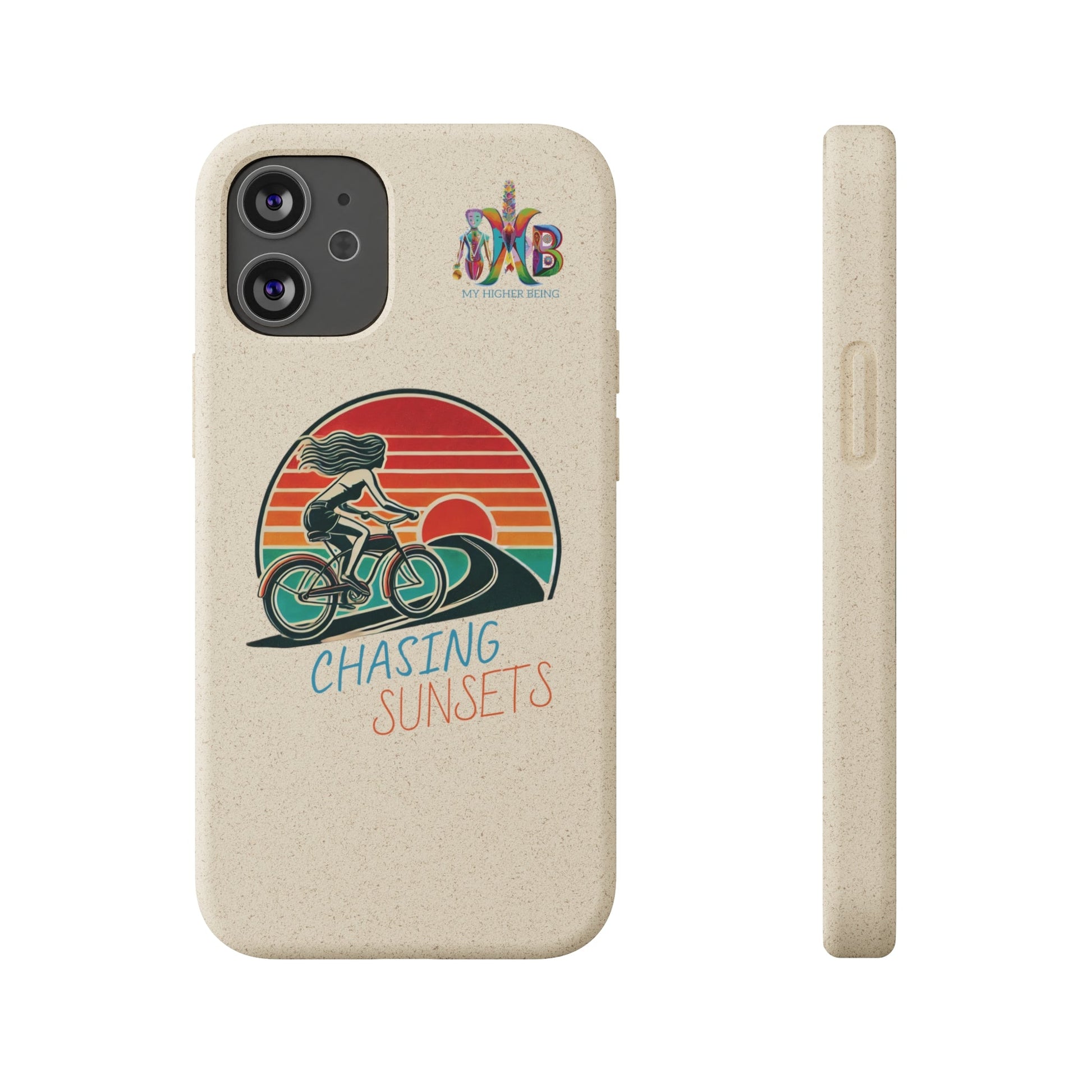 'Chasing Sunsets'_Plastic Free Biodegradable Phone Case (MHB Edition) - My Higher Being