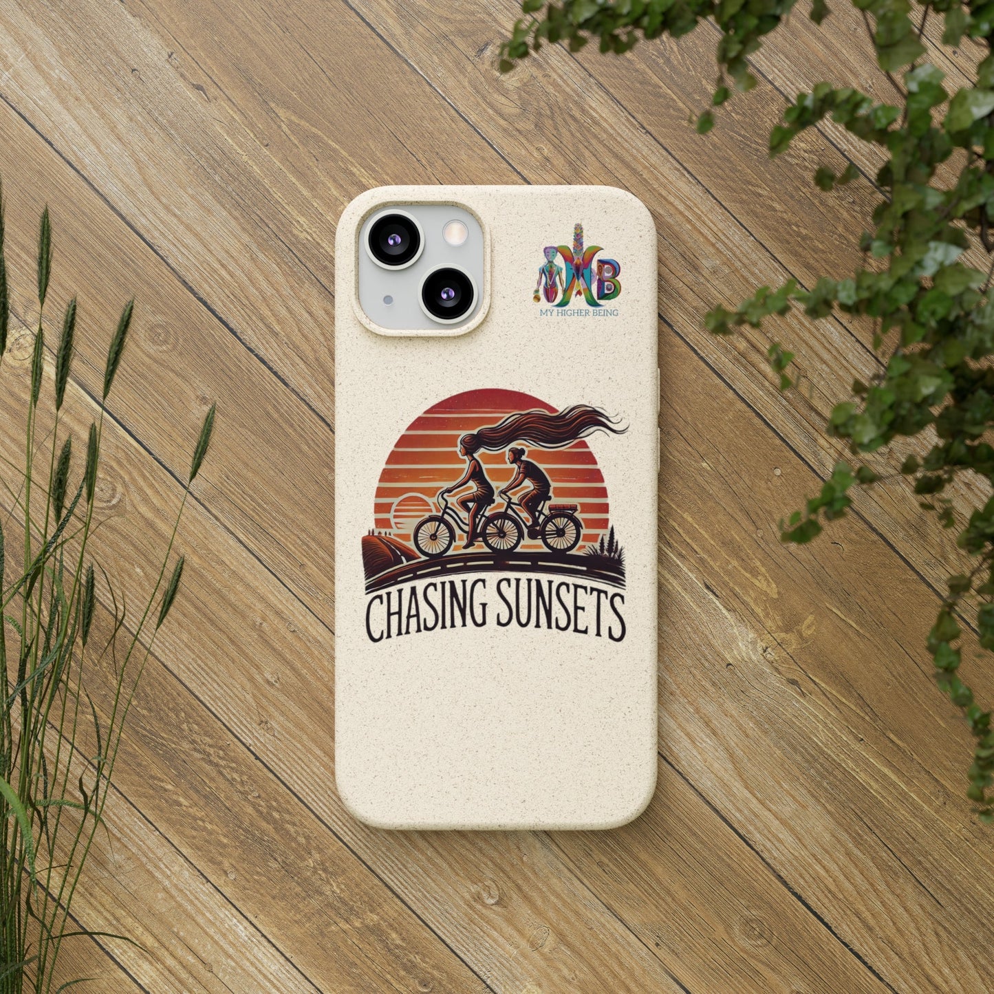 'Chasing Sunsets'_Plastic Free Biodegradable Phone Case (MHB Edition) - My Higher Being