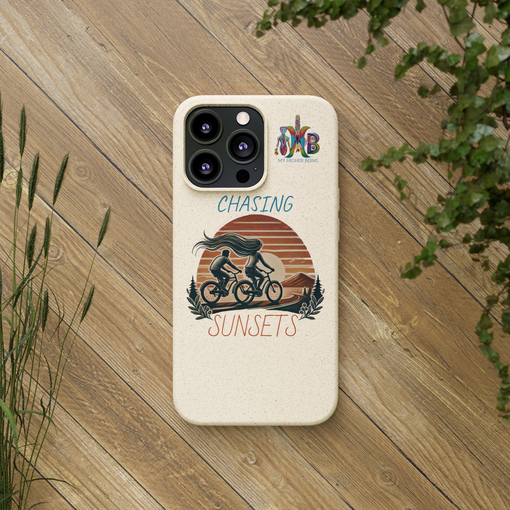 'Chasing Sunsets'_Plastic Free Biodegradable Phone Case (MHB Edition) - My Higher Being