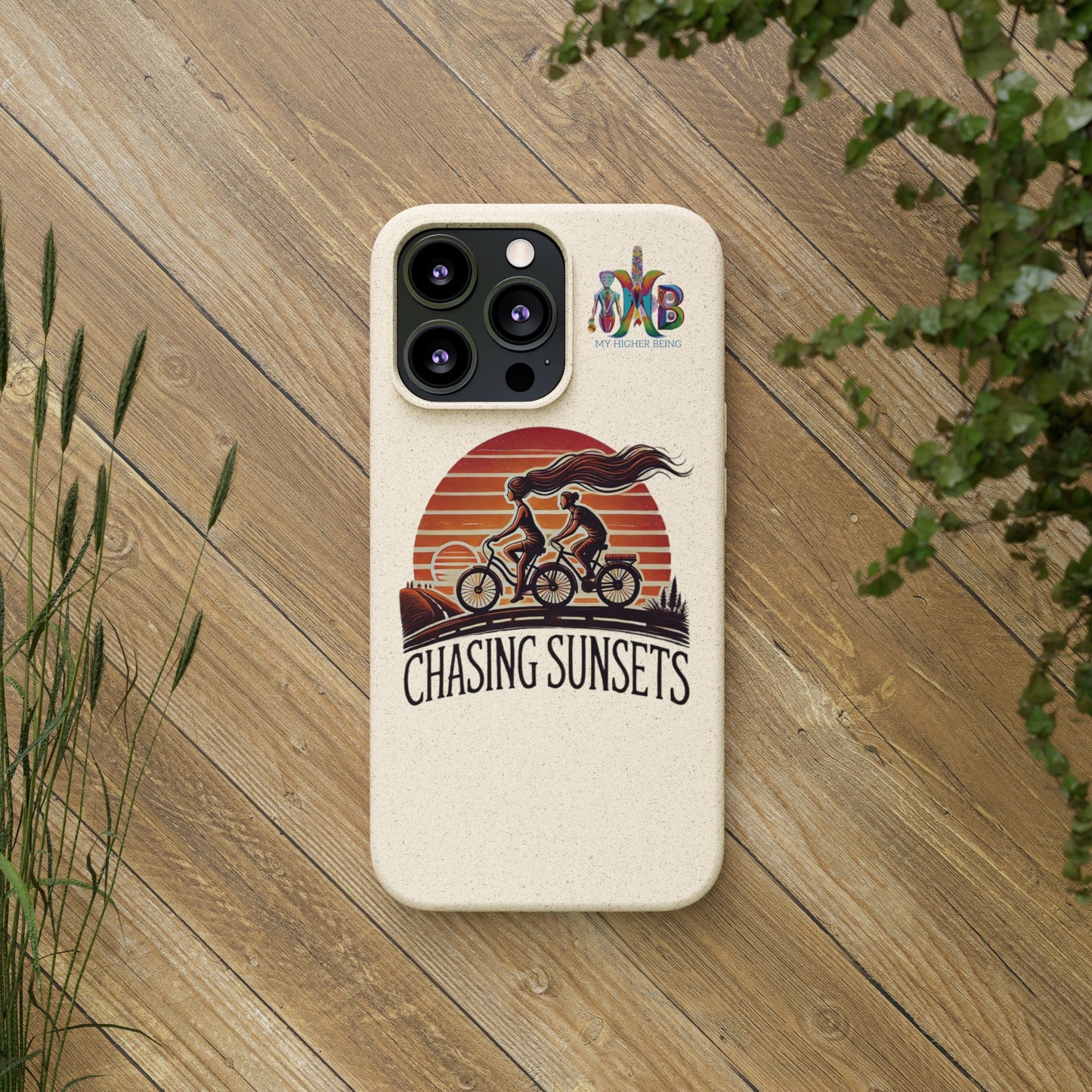 'Chasing Sunsets'_Plastic Free Biodegradable Phone Case (MHB Edition) - My Higher Being