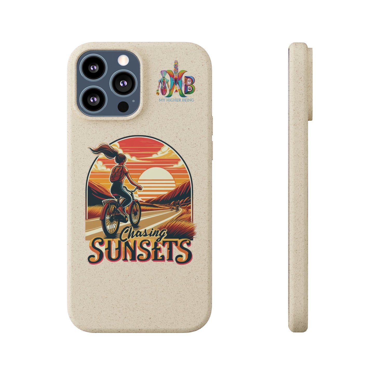 'Chasing Sunsets'_Plastic Free Biodegradable Phone Case (MHB Edition) - My Higher Being