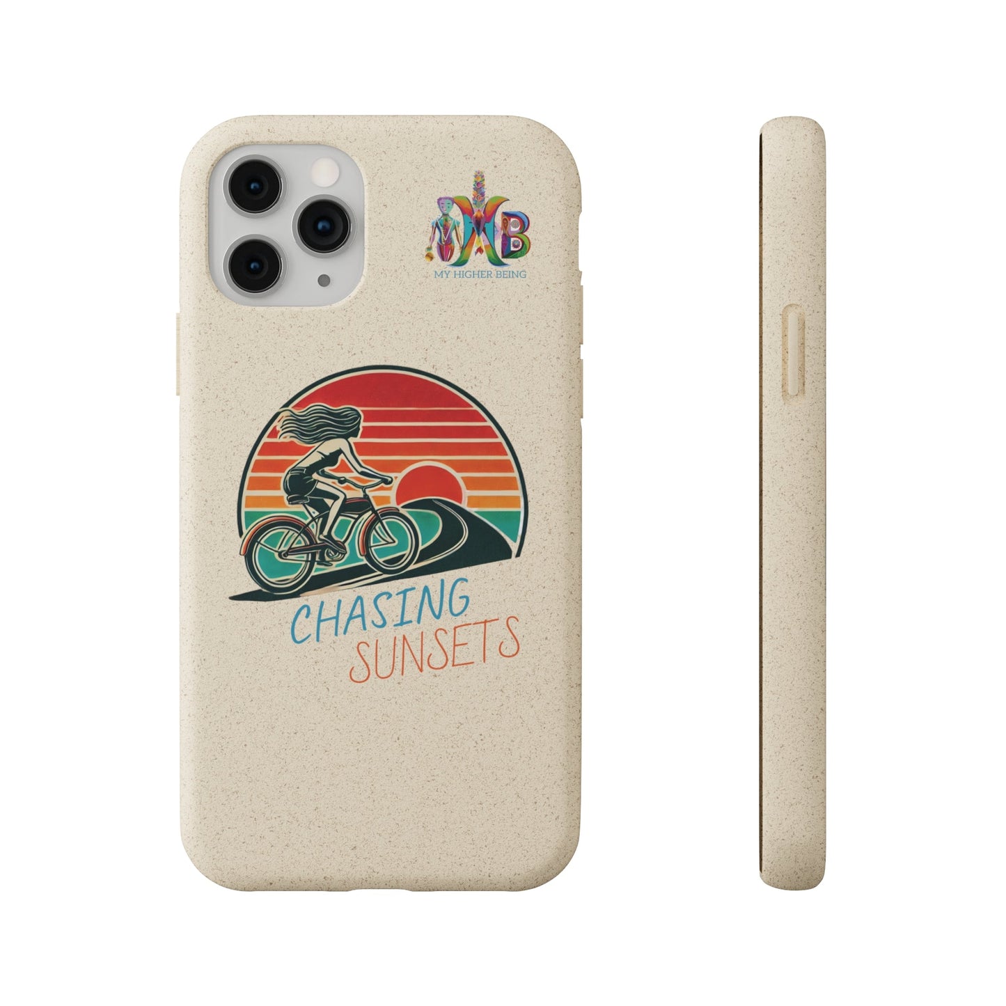 'Chasing Sunsets'_Plastic Free Biodegradable Phone Case (MHB Edition) - My Higher Being