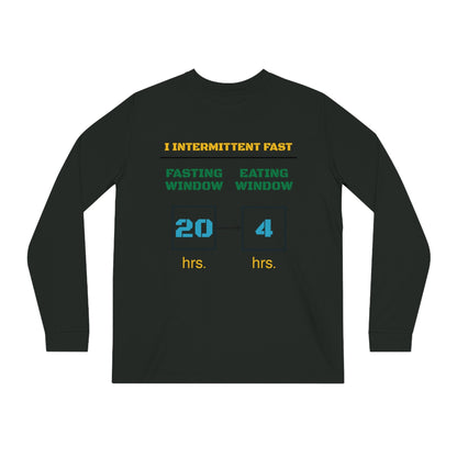 Copy of 'I Intermittent Fast_20 - 4'_100% Organic Cotton Long Sleeve Tee - My Higher Being