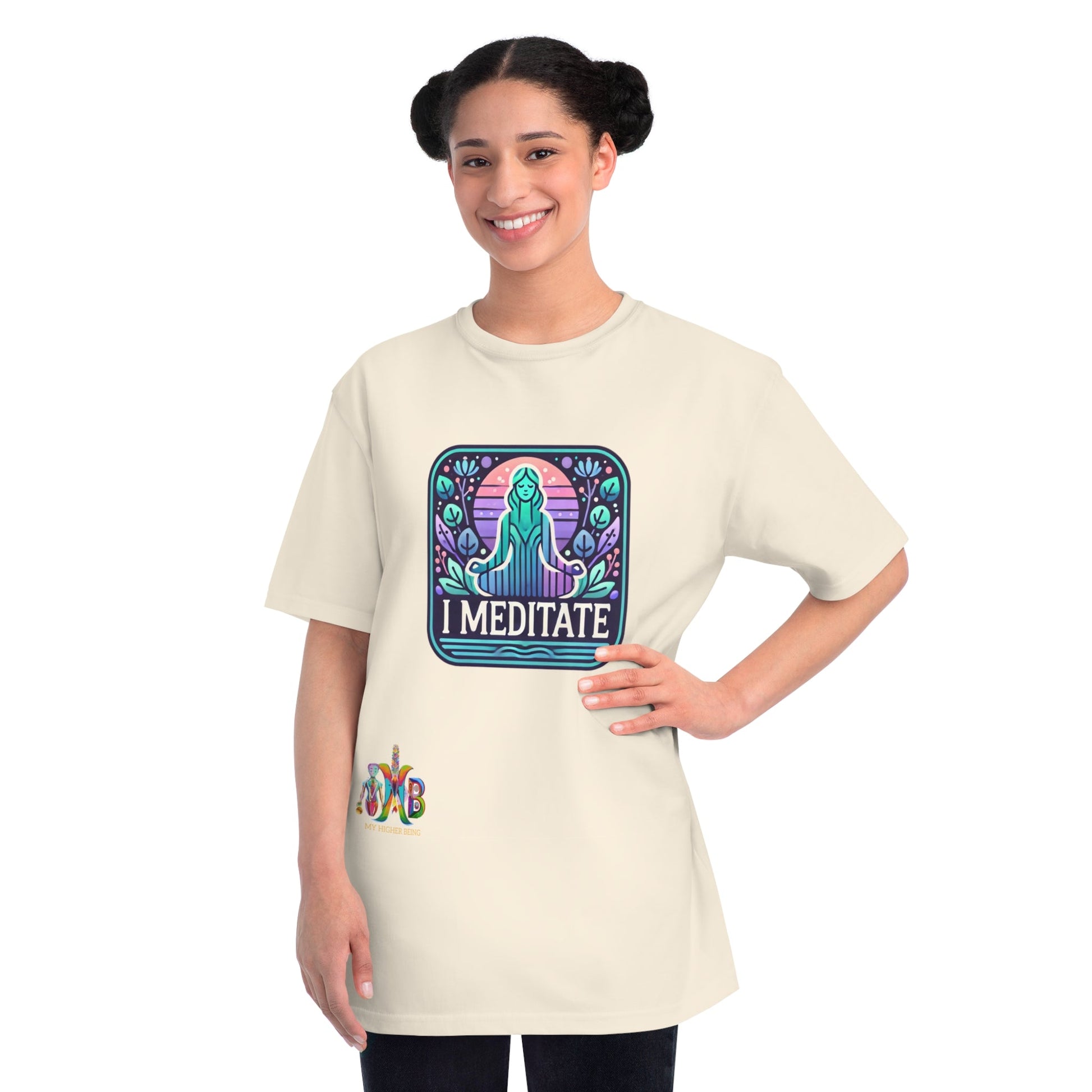 Copy of 'I Meditate'_100% Organic Cotton T-Shirt - My Higher Being