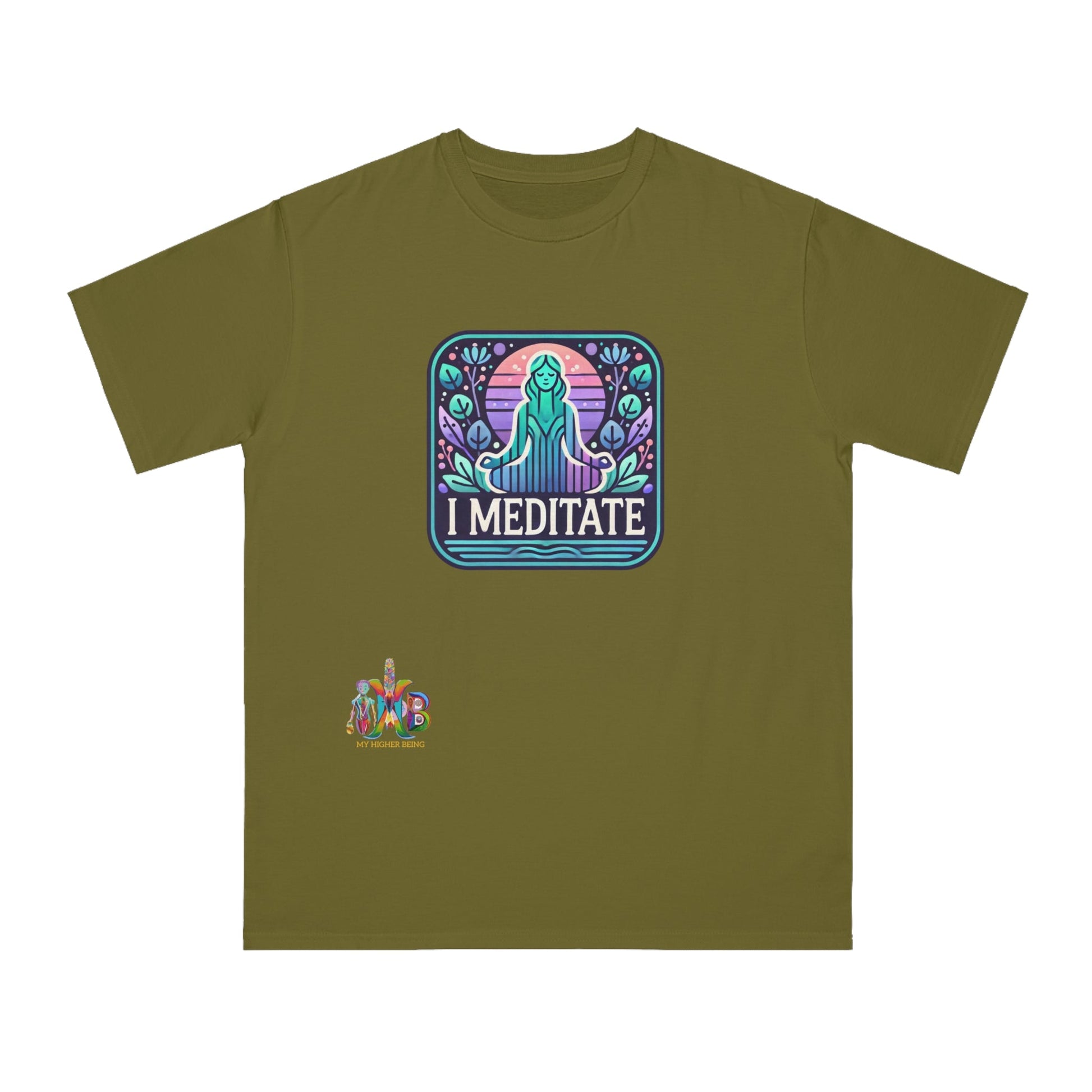 Copy of 'I Meditate'_100% Organic Cotton T-Shirt - My Higher Being