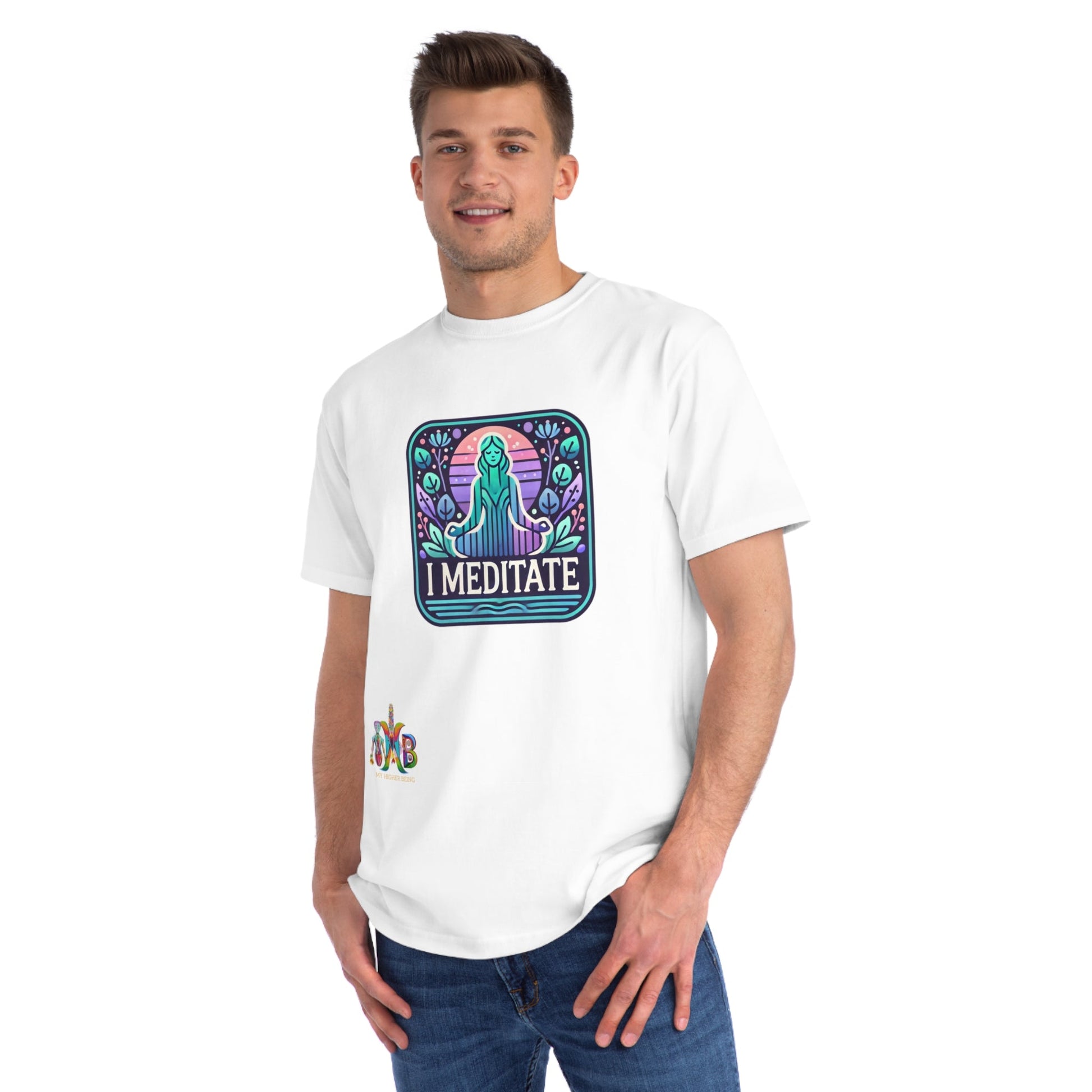 Copy of 'I Meditate'_100% Organic Cotton T-Shirt - My Higher Being