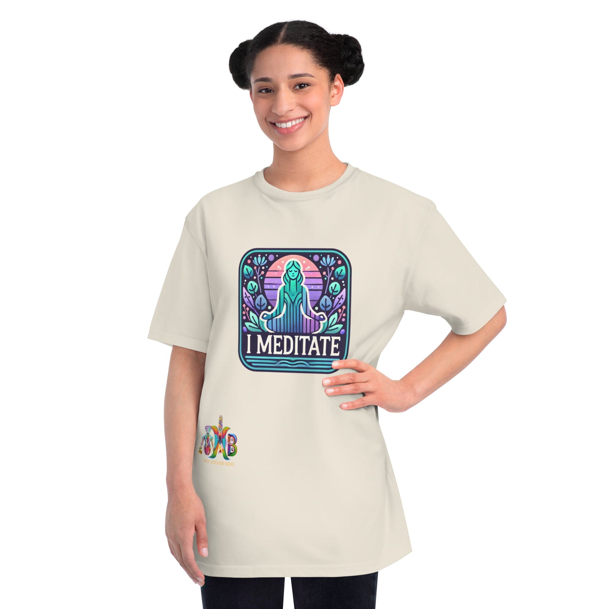 Copy of 'I Meditate'_100% Organic Cotton T-Shirt - My Higher Being