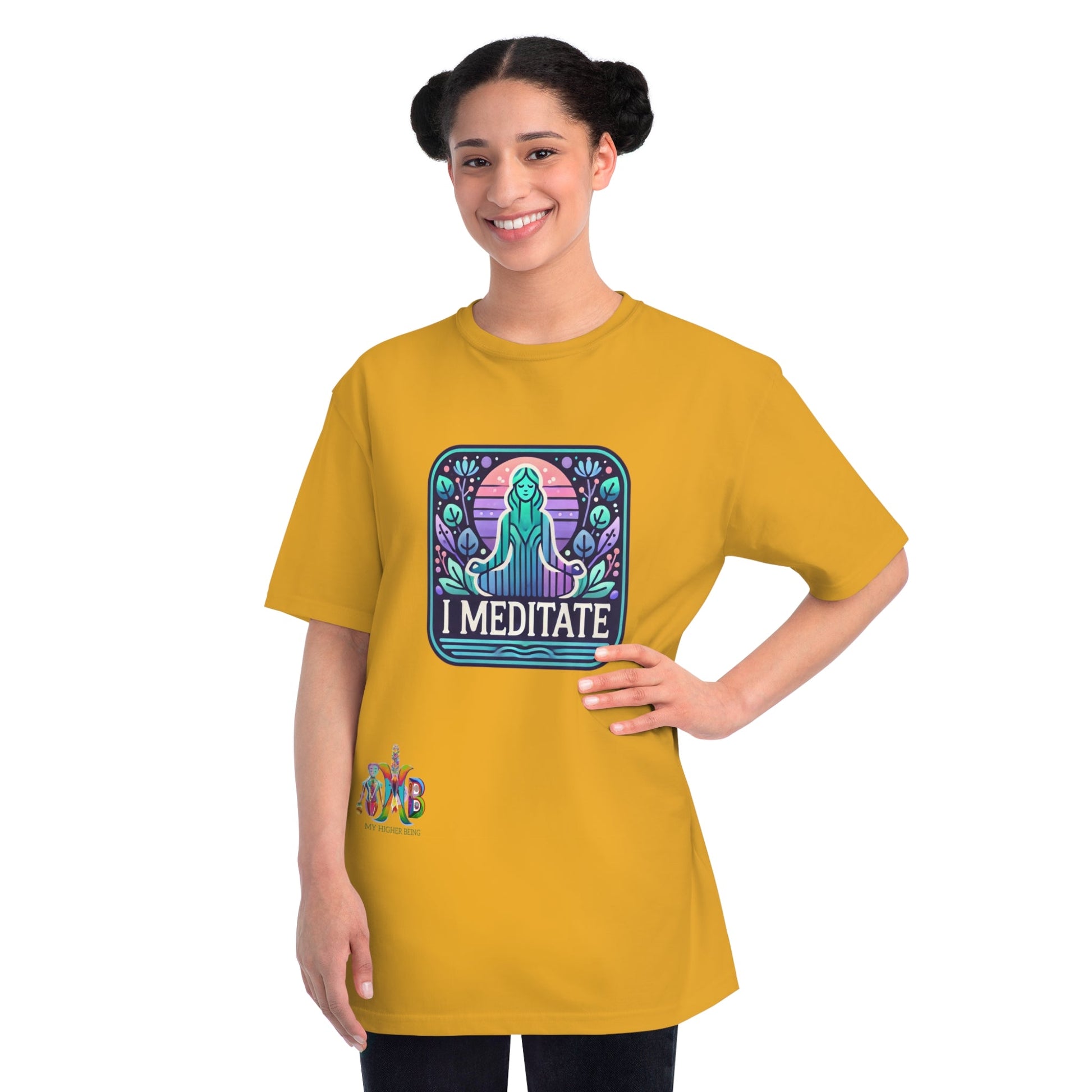 Copy of 'I Meditate'_100% Organic Cotton T-Shirt - My Higher Being