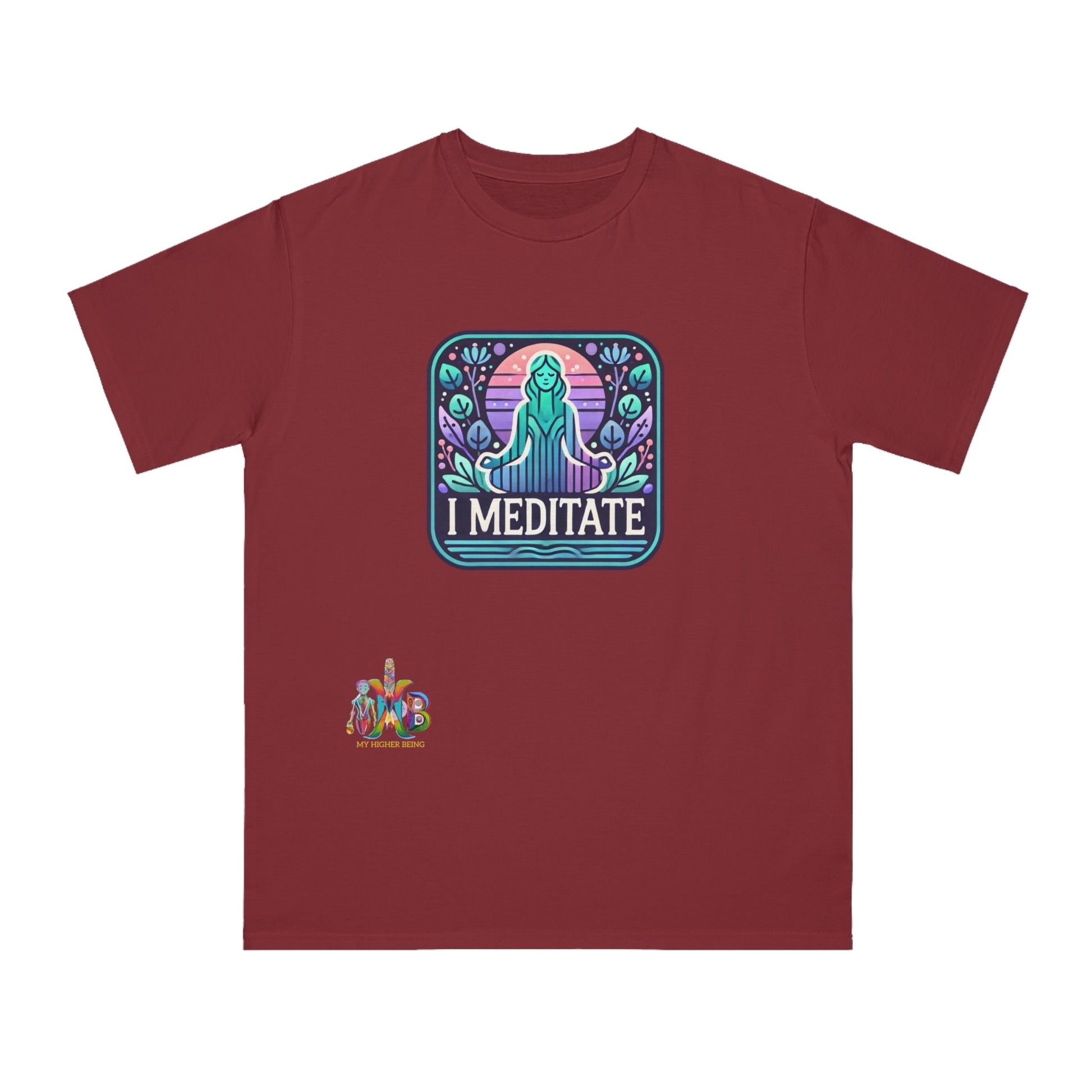 Copy of 'I Meditate'_100% Organic Cotton T-Shirt - My Higher Being