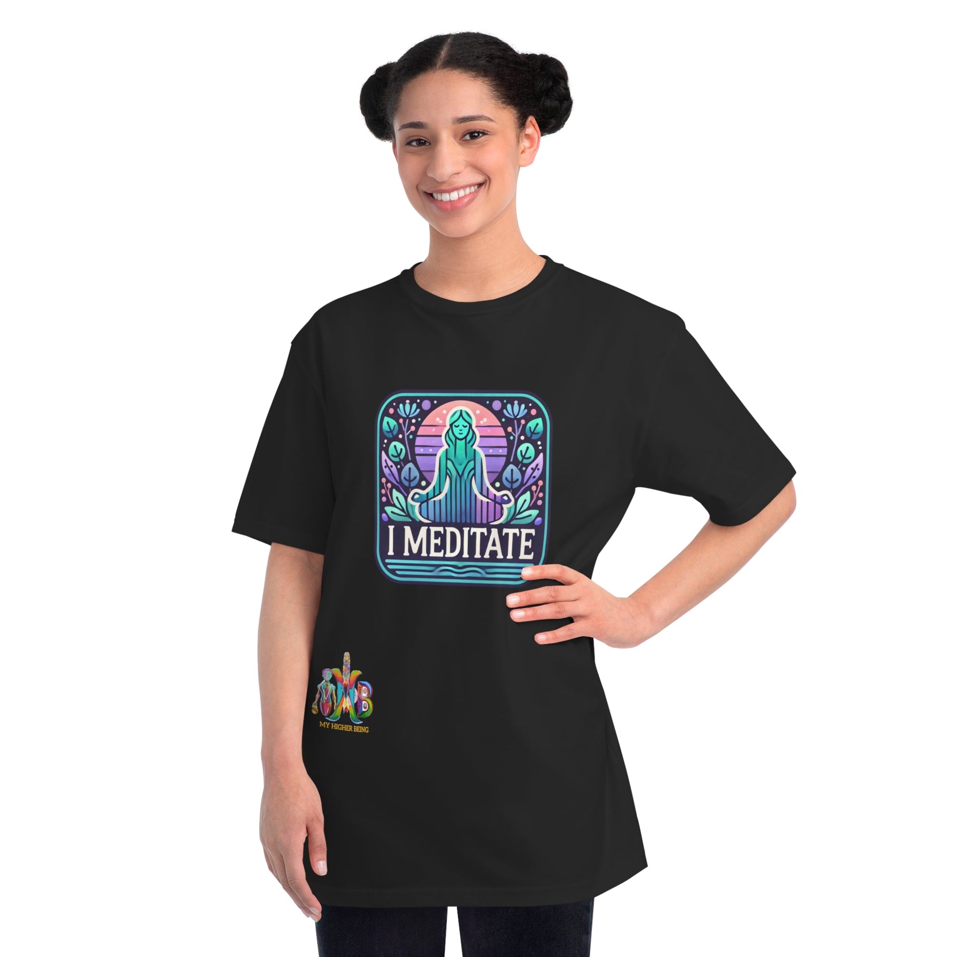 Copy of 'I Meditate'_100% Organic Cotton T-Shirt - My Higher Being