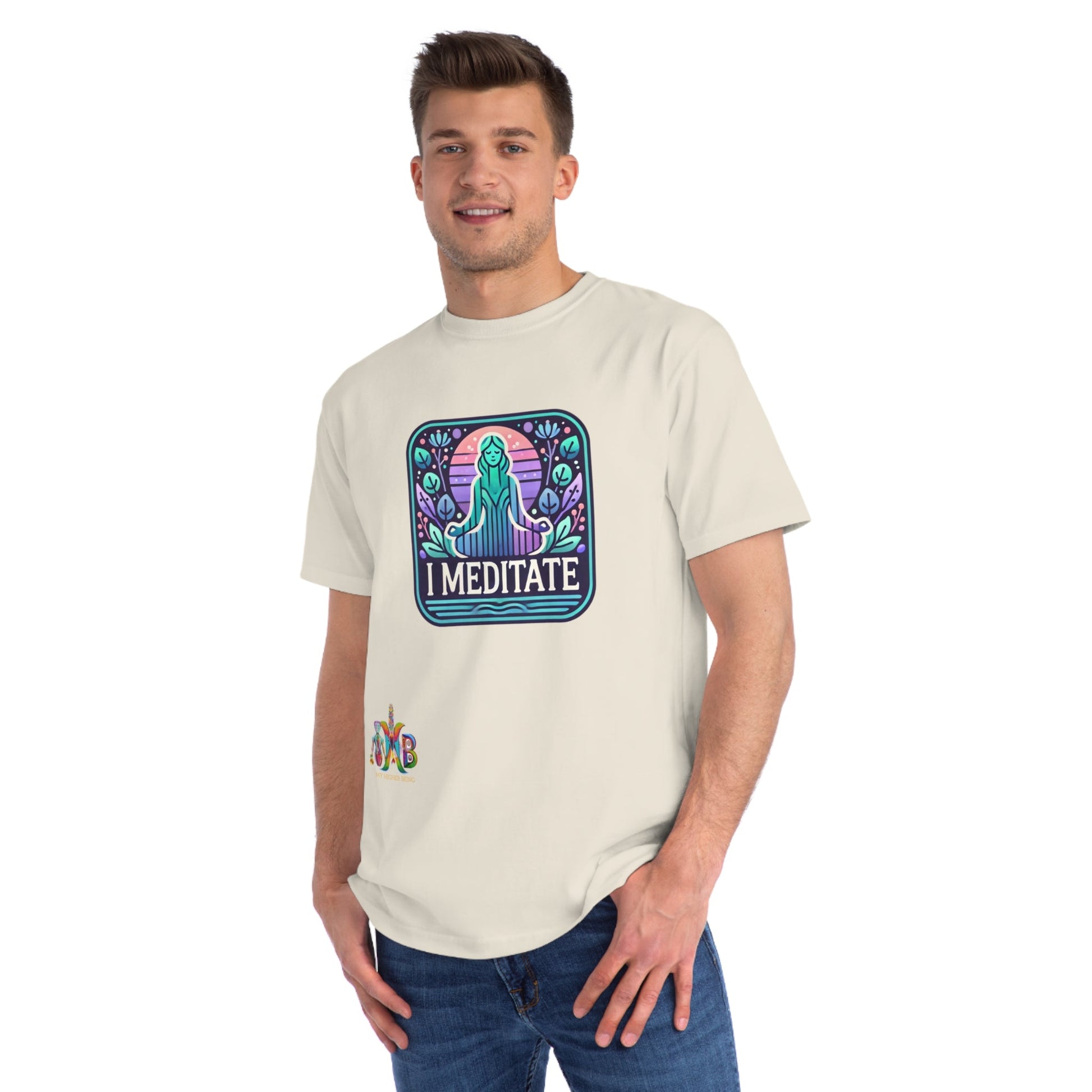 Copy of 'I Meditate'_100% Organic Cotton T-Shirt - My Higher Being
