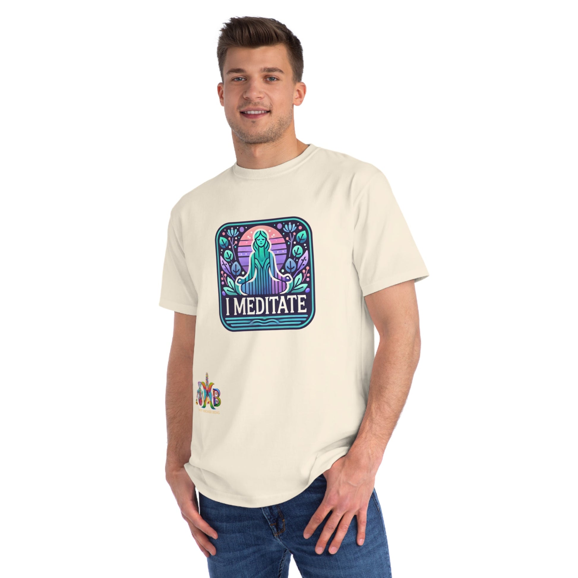 Copy of 'I Meditate'_100% Organic Cotton T-Shirt - My Higher Being