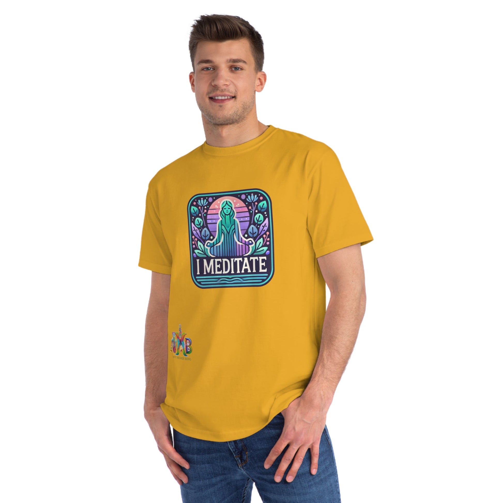 Copy of 'I Meditate'_100% Organic Cotton T-Shirt - My Higher Being