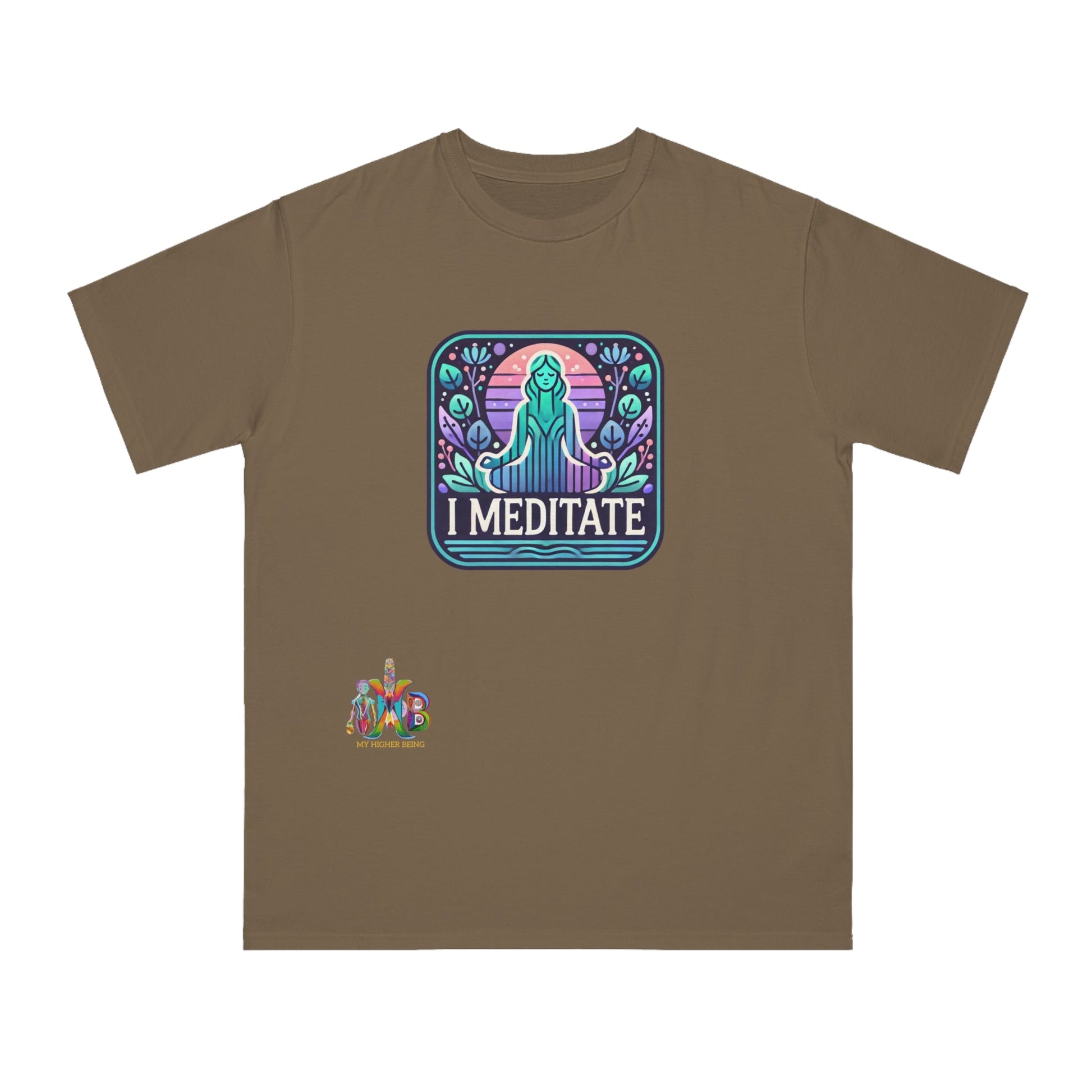 Copy of 'I Meditate'_100% Organic Cotton T-Shirt - My Higher Being