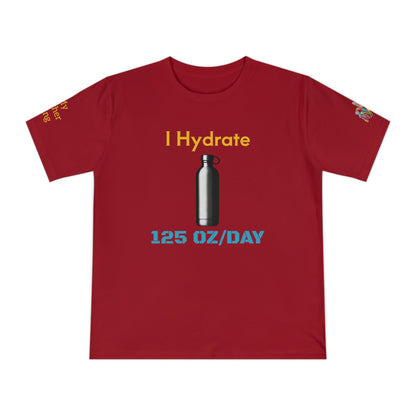 'I Hydrate 125 OZ/DAY' (MHB EDITION)_100% Organic Cotton T-Shirt - My Higher Being