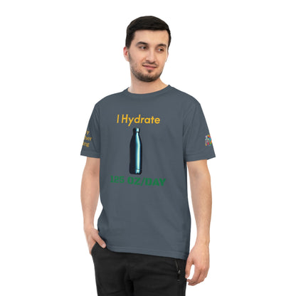 'I Hydrate 125 OZ/DAY' (MHB EDITION)_100% Organic Cotton T-Shirt - My Higher Being