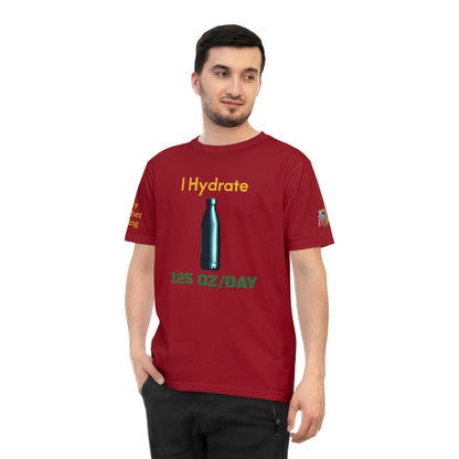 'I Hydrate 125 OZ/DAY' (MHB EDITION)_100% Organic Cotton T-Shirt - My Higher Being