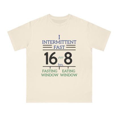 'I Intermittent Fast_16 - 8'_100% Organic Cotton T-Shirt - My Higher Being