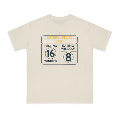 'I Intermittent Fast_16 - 8'_100% Organic Cotton T-Shirt - My Higher Being