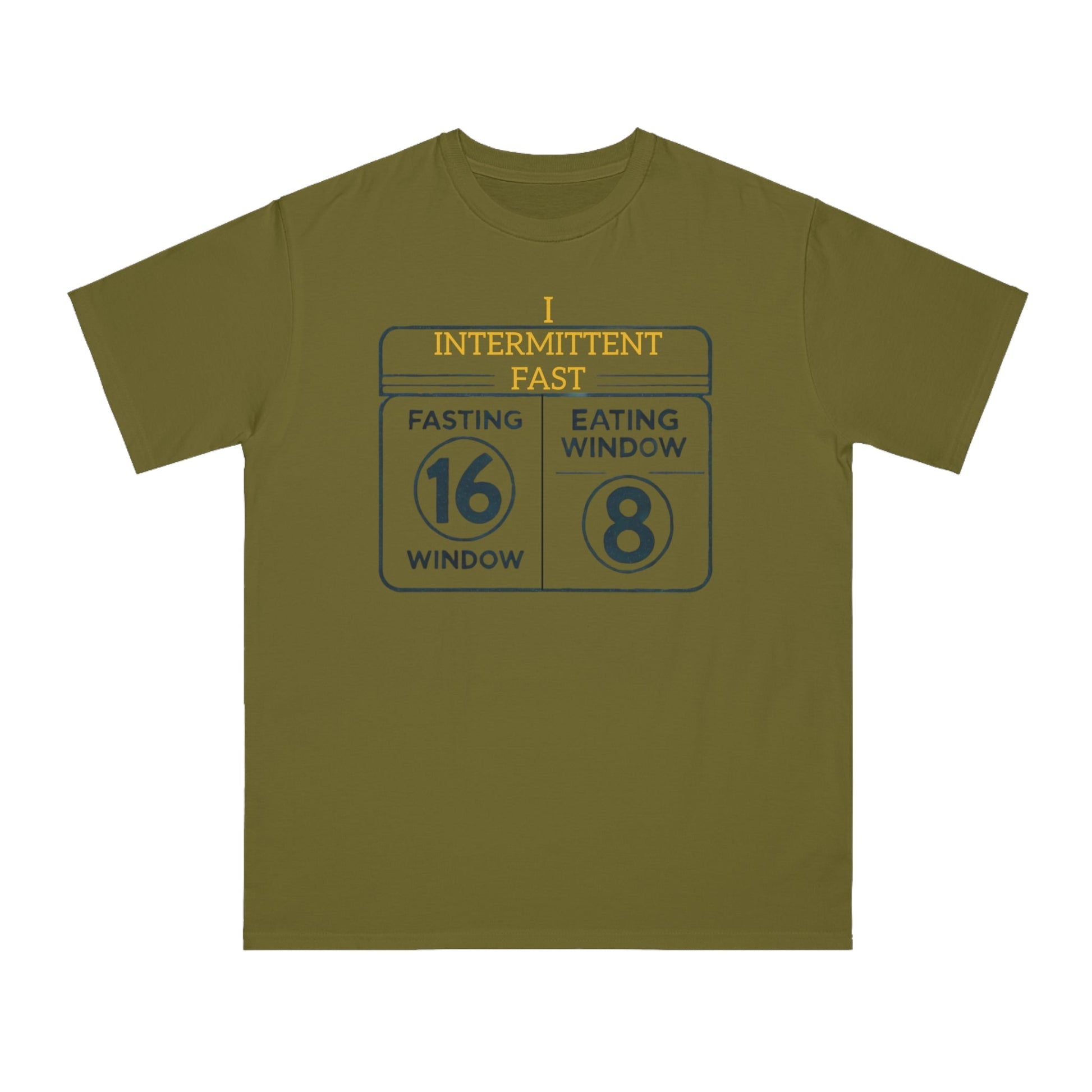 'I Intermittent Fast_16 - 8'_100% Organic Cotton T-Shirt - My Higher Being