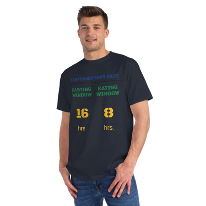 'I Intermittent Fast_16 - 8'_100% Organic Cotton T-Shirt - My Higher Being