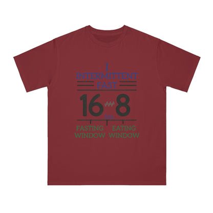 'I Intermittent Fast_16 - 8'_100% Organic Cotton T-Shirt - My Higher Being