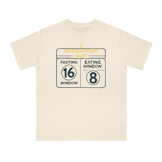 'I Intermittent Fast_16 - 8'_100% Organic Cotton T-Shirt - My Higher Being