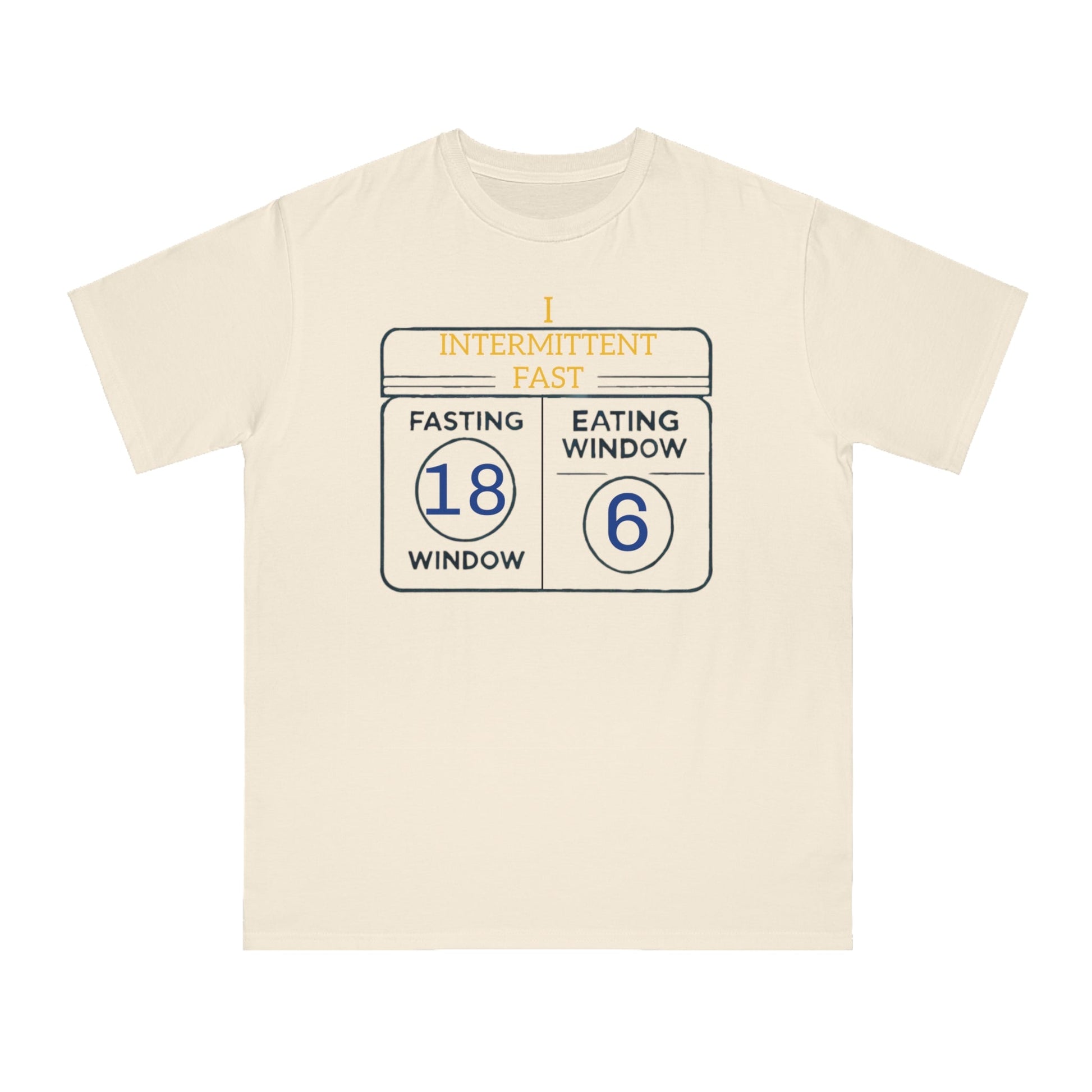 'I Intermittent Fast_18 - 6'_100% Organic Cotton T-Shirt - My Higher Being