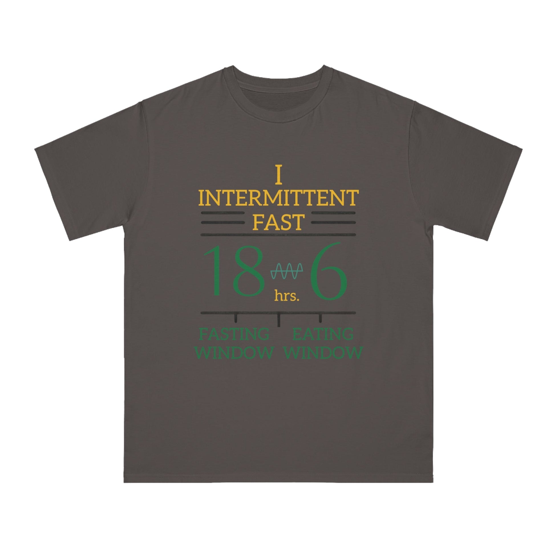 'I Intermittent Fast_18 - 6'_100% Organic Cotton T-Shirt - My Higher Being