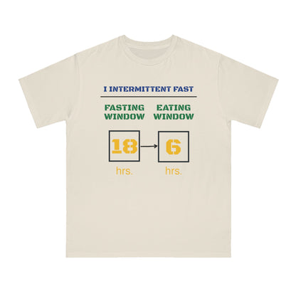 'I Intermittent Fast_18 - 6'_100% Organic Cotton T-Shirt - My Higher Being