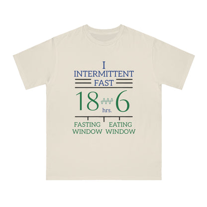 'I Intermittent Fast_18 - 6'_100% Organic Cotton T-Shirt - My Higher Being