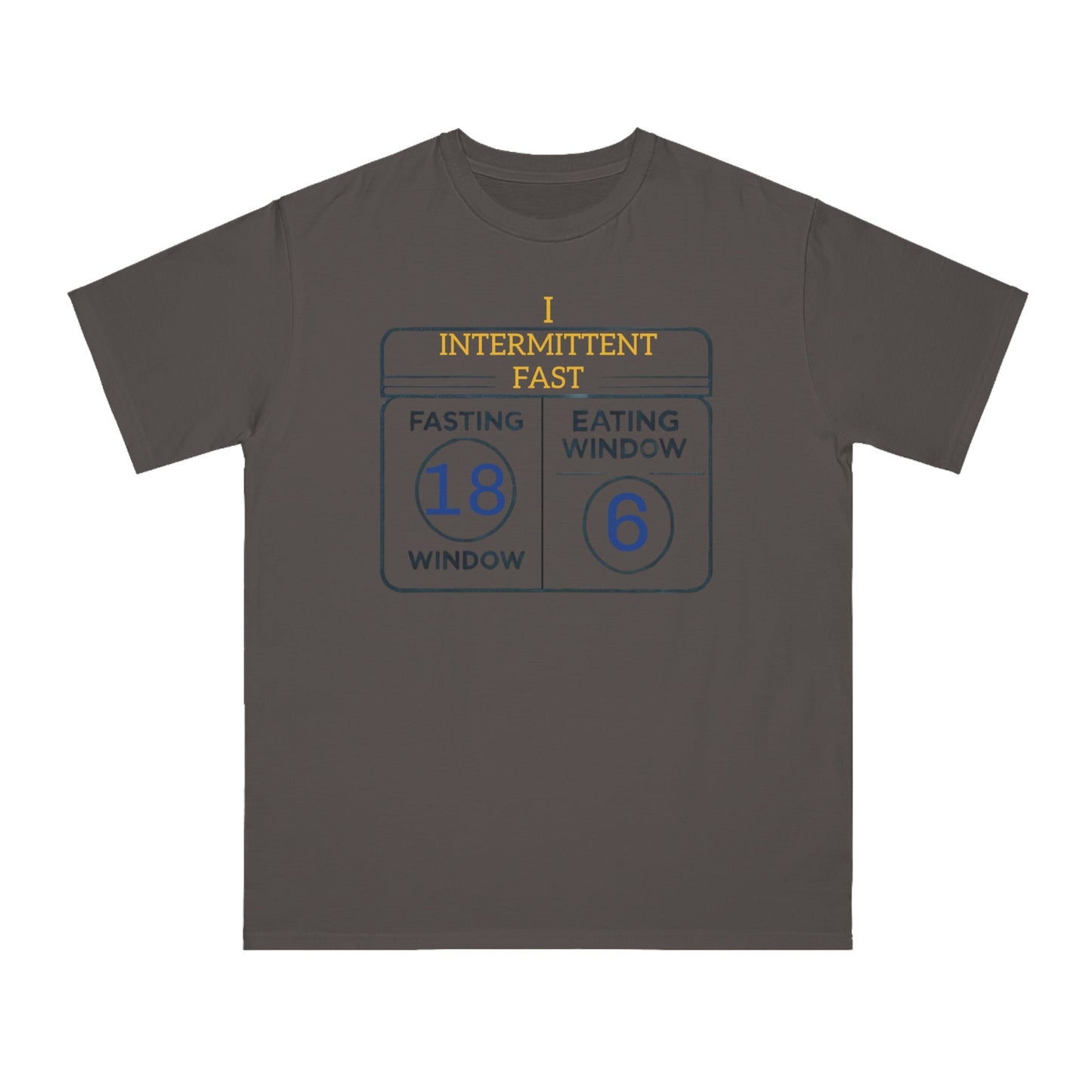 'I Intermittent Fast_18 - 6'_100% Organic Cotton T-Shirt - My Higher Being