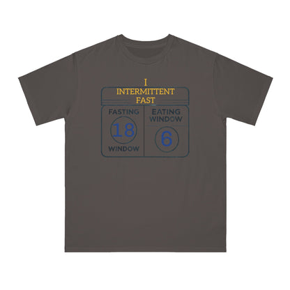 'I Intermittent Fast_18 - 6'_100% Organic Cotton T-Shirt - My Higher Being