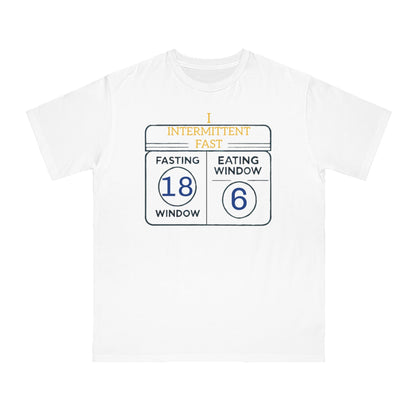 'I Intermittent Fast_18 - 6'_100% Organic Cotton T-Shirt - My Higher Being